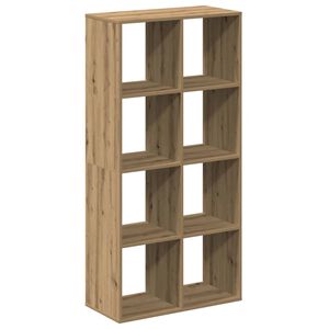 vidaXL Разделител за стая / библиотека, дъб артизан, 69,5x29x137,5 см