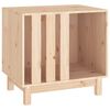 vidaXL Кучешка къща Натурално 60 x 45 x 57 см