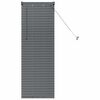 vidaXL Вертикални щори Тъмносиво 130 x 40 см Алуминий