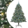 vidaXL С изкуствено коледно дърво Зелен 210 cm