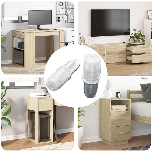 vidaXL Долно закачалка за рафт 2 pcs Сребрист 7 x 16 мм Желязо