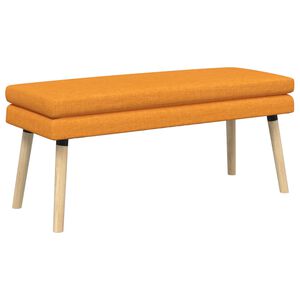 vidaXL Двойно легло Тъмен жълт 110 x 40 x 47 см Текстил