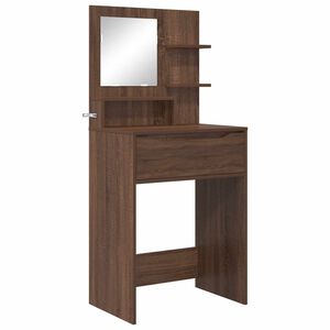 vidaXL Тоалетки за спалня Кафяв дъб 80 x 39,6 x 135 см