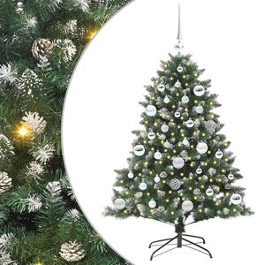 vidaXL С изкуствено коледно дърво Зелен 120 cm