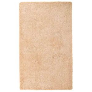 vidaXL Шаги килим с дълъг косъм, NAVARRA, Бежов, 60x100 см, полиестер
