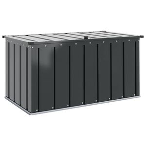 vidaXL Кутия за съхранение в градината Черно 101 x 56,5 x 50 см