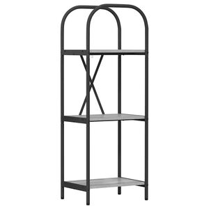 vidaXL Рафт за книги 3 нива 40 x 30 x 109 см Инженерна дървесина