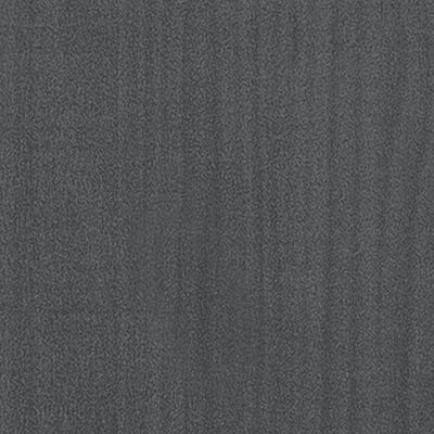 vidaXL Градински сандък, сив, 100x50x70 см, бор масив