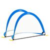 vidaXL Детски футболни врати с чанта за съхранение 119x82x84,5 см