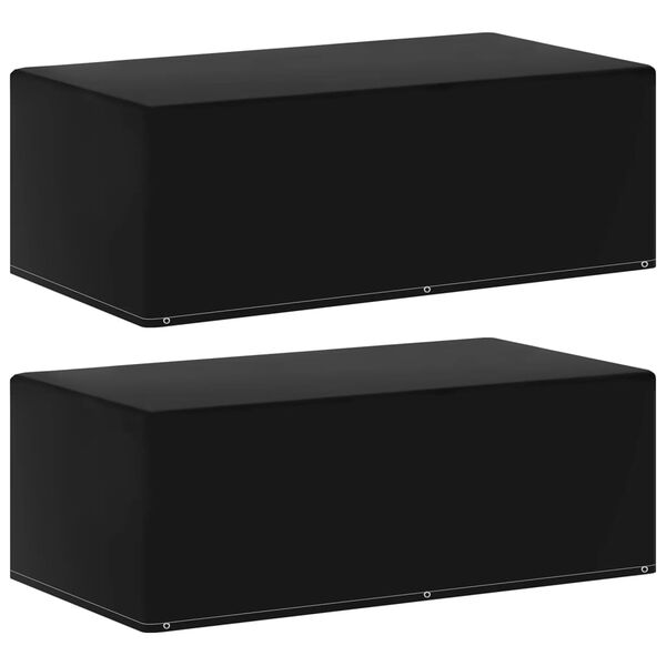 vidaXL Калъфи градинска мебел 2 бр 6 капси за газ барбекю 170x90x60 см