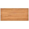 vidaXL Бюро, 100x45x75 см, тиково дърво масив