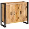 vidaXL Служебен шкаф Кафяво 80 x 33 x 70 см мангово дърво масив