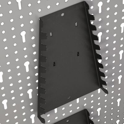 vidaXL Стенни панели за инструменти, 4 бр, 40x58 см, стомана