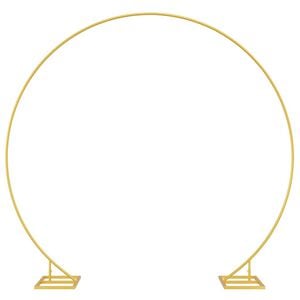 vidaXL Сватбена арка Златист 220 x 45 x 200 см Стомана