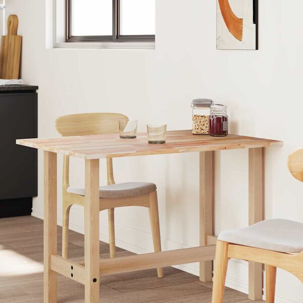 vidaXL Плот за маса, правоъгълен, 120x70x2 см, акация масив