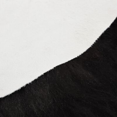 vidaXL Исландска овча кожа, черна, 70х110 см