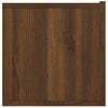 vidaXL ТB шкафове, 2 бр, кафяв дъб, 80x30x30 см, инженерно дърво