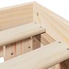 vidaXL Рамка за легло без матрак, 135x190 см, масивна чамова дървесина