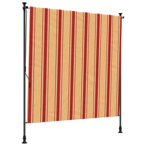 vidaXL Външна ролкова завеса Многоцветен 100 x 270 cm