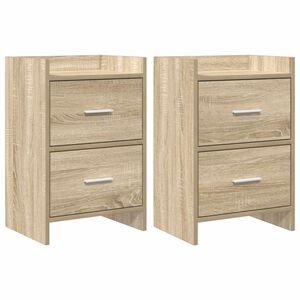 vidaXL Нощни маси 2 pcs Дъб сонома 40 x 30 x 60 cm Инженерна дървесина