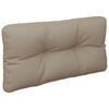 vidaXL Палетни възглавници, 2 бр, таупе, текстил