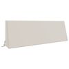 vidaXL Възглавница за гръб SOEST 100% полиестер Бяло 120 x 20 x 40 cm