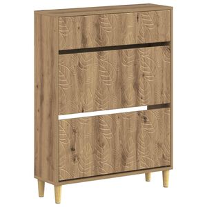 vidaXL Шкаф за обувки DELFT 78 x 24 x 103 см Инженерна дървесина