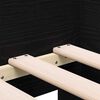 vidaXL Рамка за день легло с чекмеджета Черен дъб 90 x 190 cm