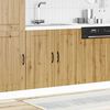 vidaXL Шкаф за мивка, Lucca, дъб артизан, инженерно дърво