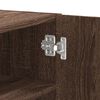 vidaXL Стенен шкаф, кафяв дъб, 75x35x60 см, инженерно дърво