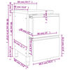 vidaXL Кухненски шкафове с 2 чекмеджета, 2 бр., 50x60x96 см