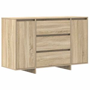 vidaXL Служебен шкаф Сонома дъб 120 x 41 x 75 см Инженерна дървесина