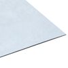 vidaXL Самозалепващи подови дъски 20 бр PVC 1,86 м² бял мрамор