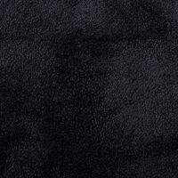 vidaXL Килим OVIEDO с къс косъм, черен, 160x160 см