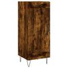 vidaXL Сайдборд, опушен дъб, 34,5x34x90 см, инженерно дърво