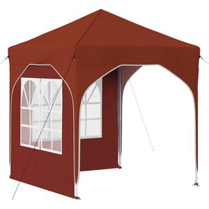 vidaXL Поп-ъп парти палатка 192 x 192 x 245 см Теракота