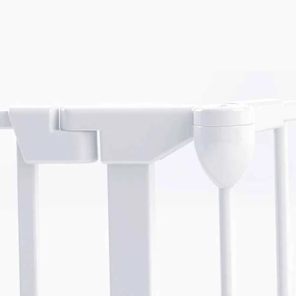 Noma Предпазна врата Modular, 5 панела, метал, бяла, 94047