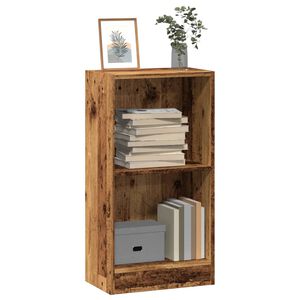 vidaXL Библиотека, старо дърво, 40x24x76 см, инженерно дърво
