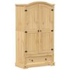 vidaXL Гардероб "Corona" 102x52x186 см бор масив