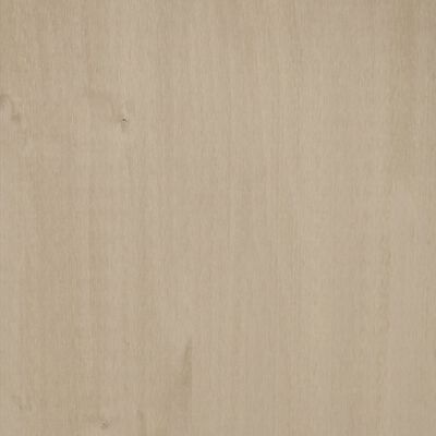 vidaXL Висок шкаф HAMAR, меденокафяв, 60x35x180 см, борово дърво масив