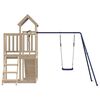 vidaXL Комбинирано детско съоръжение за игра на открито, бор масив