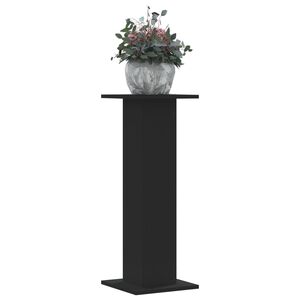 vidaXL Стойки за растения 2 бр черни 30x30x80 см инженерно дърво