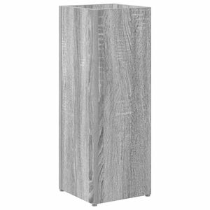 vidaXL Стойка за чадър Сив Сонома 20 x 20 x 55,5 см Инженерно дърво