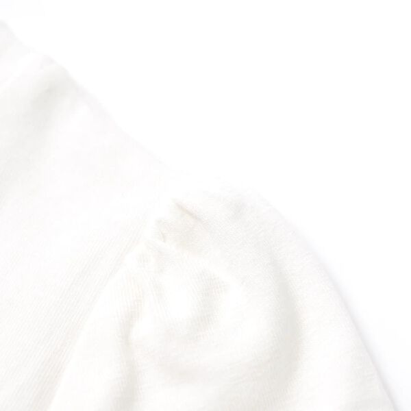 Детска тениска, екрю, 140