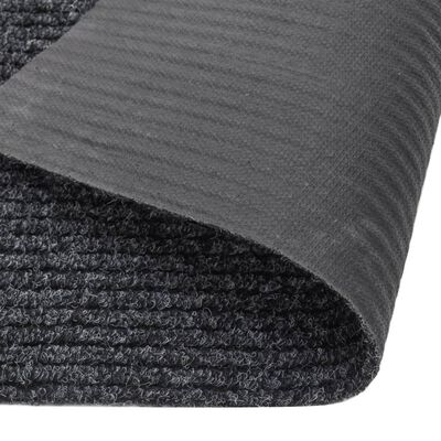 vidaXL Абсорбиращо мръсотията килимче, 100x450 см, антрацит
