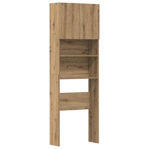 vidaXL Шкаф за перална машина Artisan Oak 64x24x190 cm