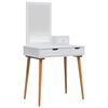 vidaXL Комплект тоалетно шкафче FAUSKE 3 бр. Бяло 76 x 50 x 143 см