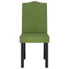 vidaXL Трапезни столове, 2 бр, светлозелени, кадифе