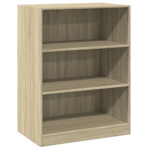 vidaXL Гардероб, дъб сонома, 77x48x102 см, инженерно дърво