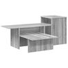 vidaXL Конзолна маса Сив Сонома 91,5 x 35 x 38,5 см